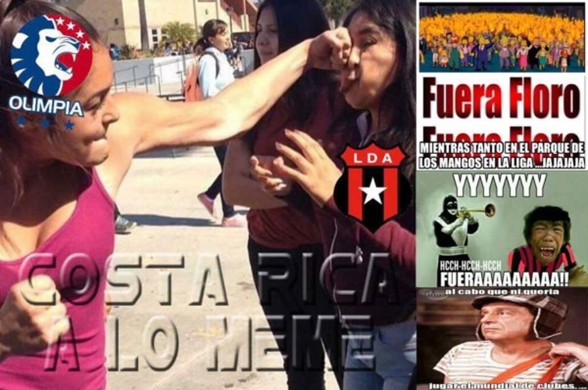 Olimpia elimina a Alajuelense y memes destrozan a Benito Floro