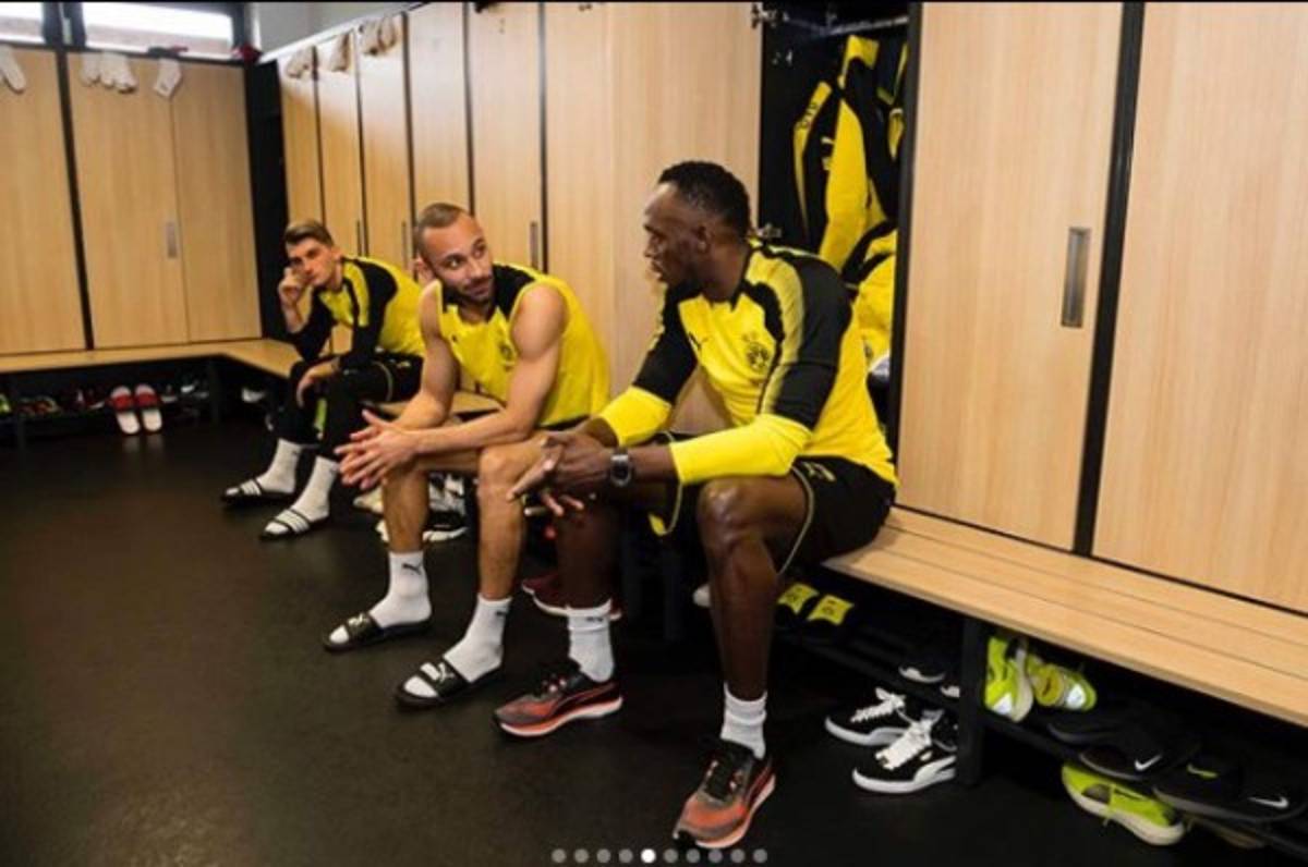 ¡DE LUJO! Usain Bolt se integra a los entrenamientos del Borussia Dortmud