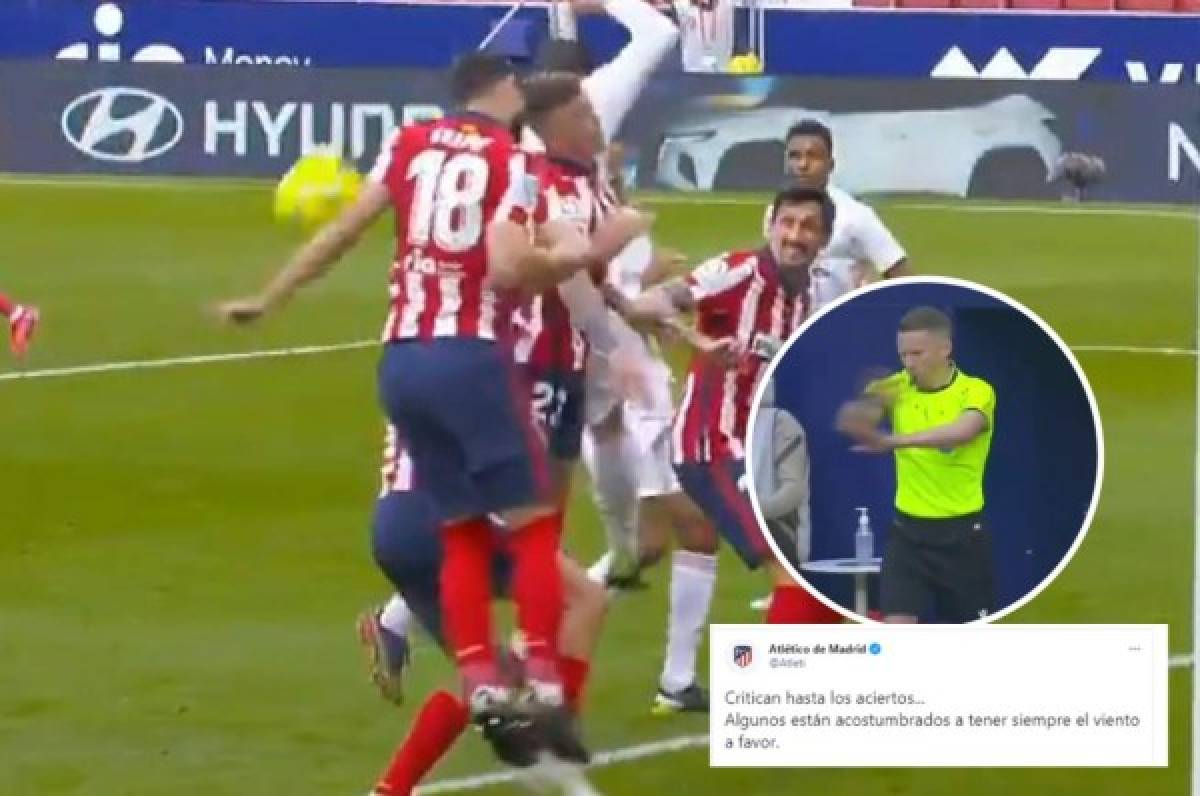 Atlético lanza dardo al Real Madrid: 'Siempre tienen el viento a su favor y critican hasta los aciertos'   