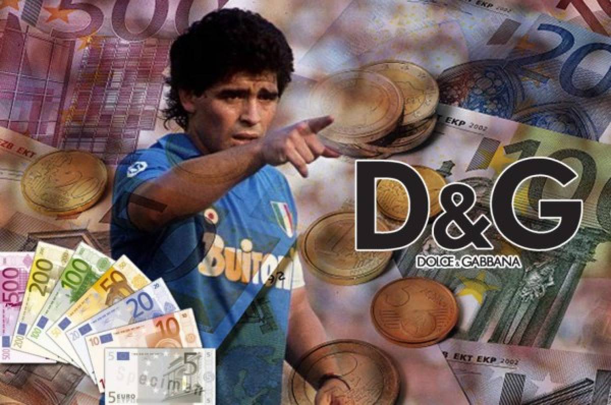 Diego Maradona le gana una demanda a Dolce y Gabbana