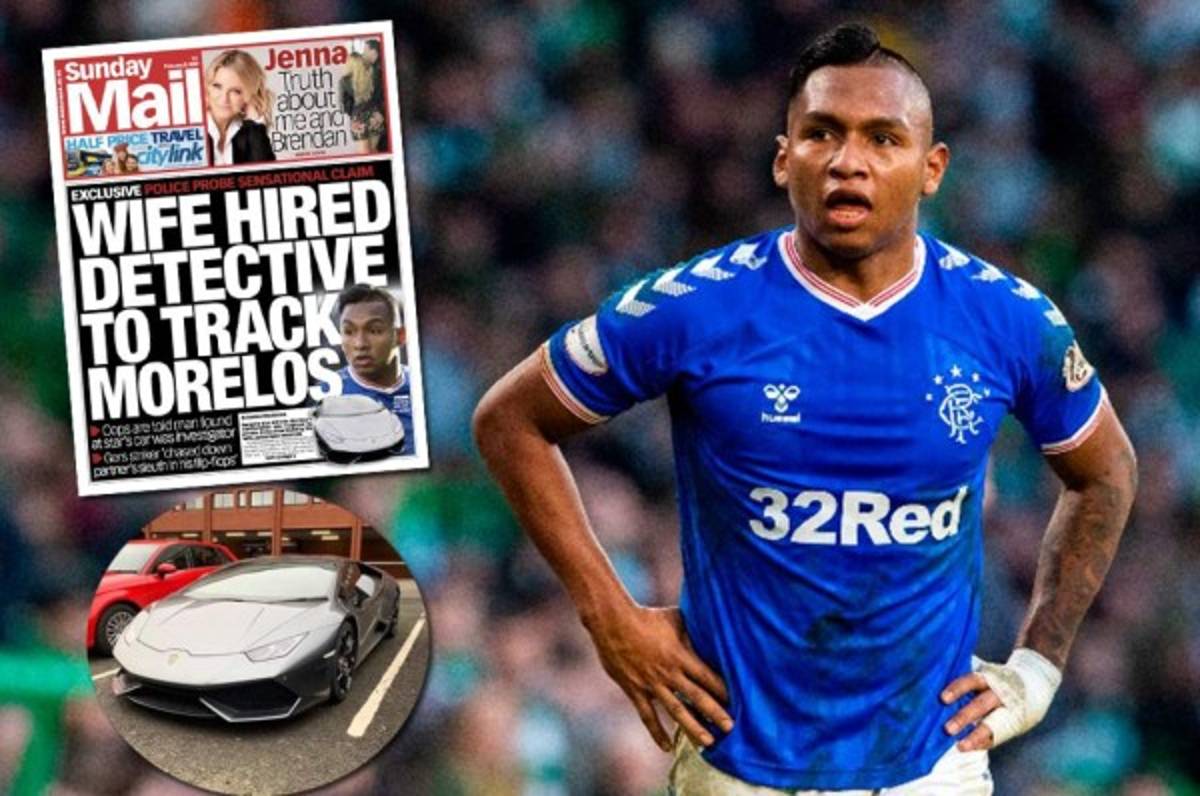 ¡Escándalo! Esposa de Alfredo Morelos pagó detective privado para seguir al futbolista del Rangers