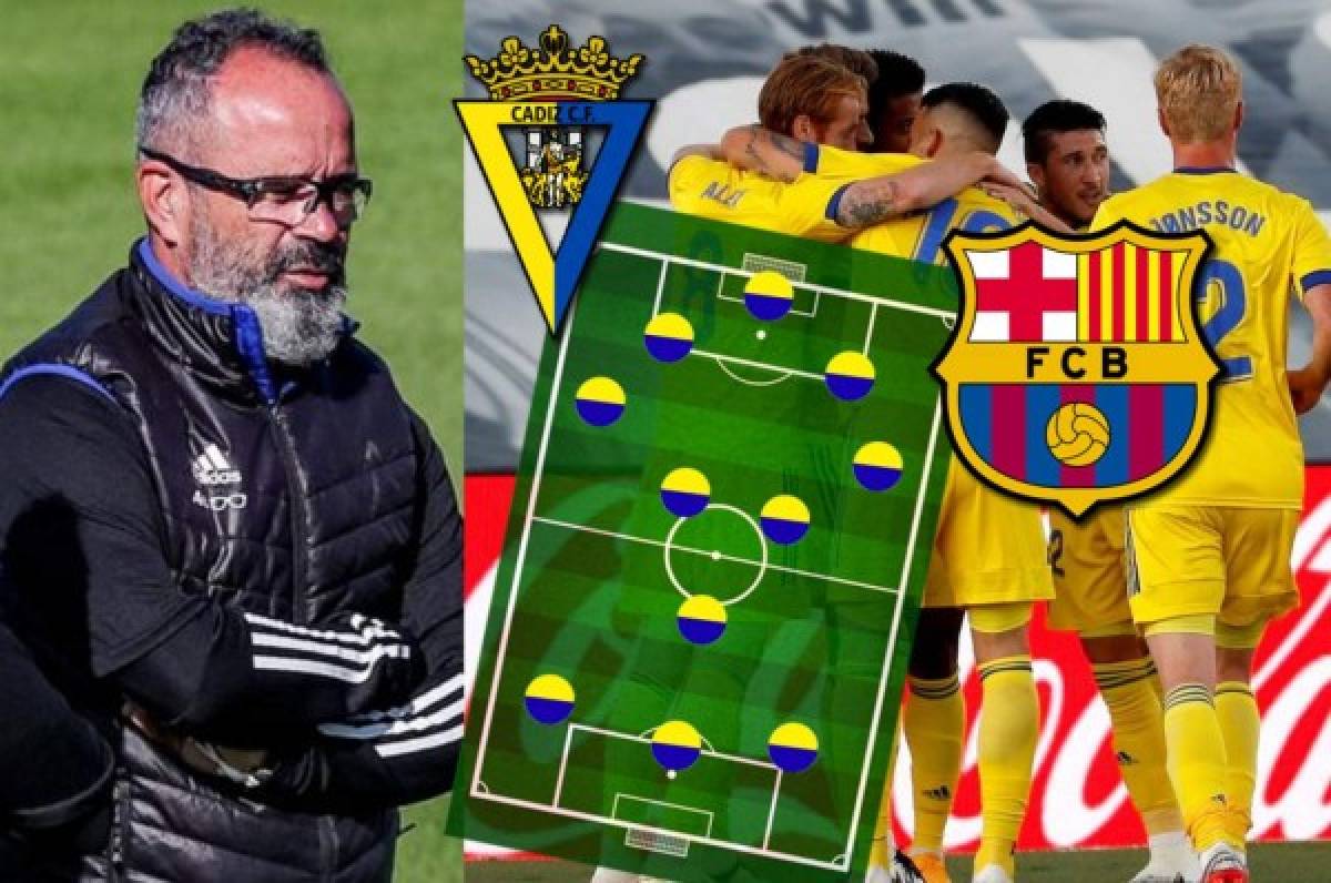 ¿Y el Choco Lozano? El 11 con el que Cádiz buscaría frenar a Barcelona en el Ramón de Carranza