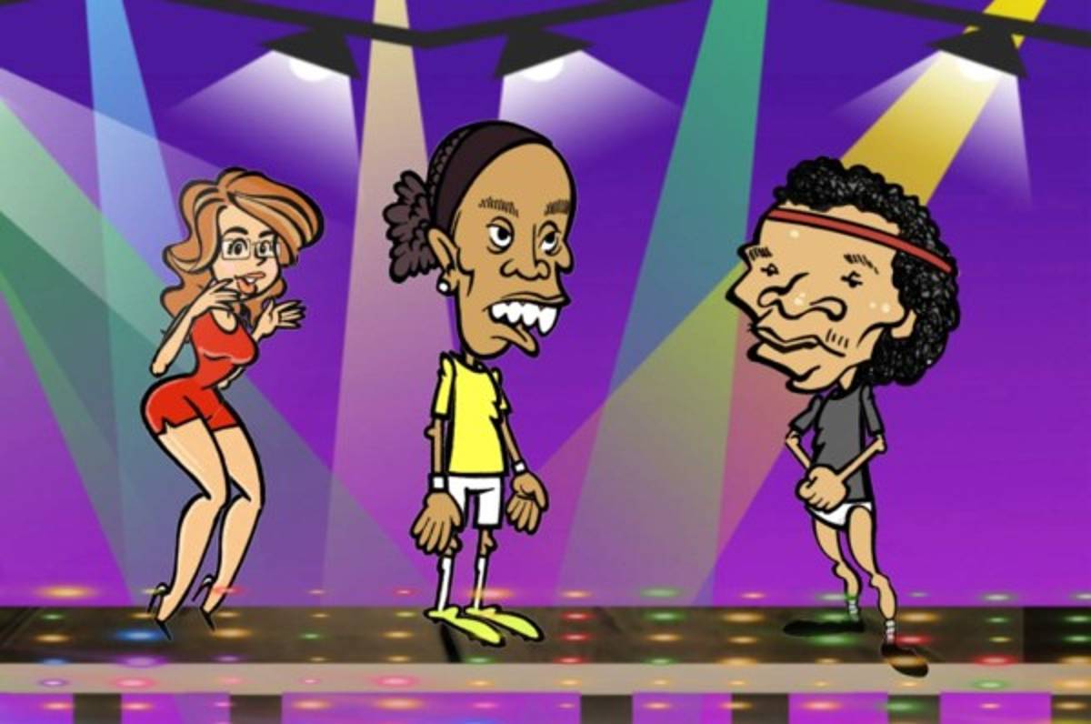 DIEZ-CÓMICS: Rambo de León le enseña a Ronaldinho a cobrar tiros libres