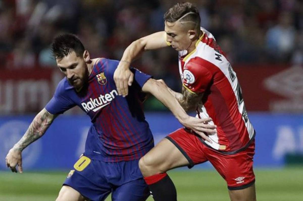 Jugador del Girona revela charla con Messi: 'Me preguntó si estaba cedido del City y mi edad'