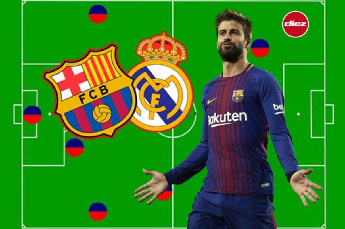 ¡CON UNO DEL REAL MADRID! Piqué sorprende con su 11 ideal a tan solo un día del Clásico Español