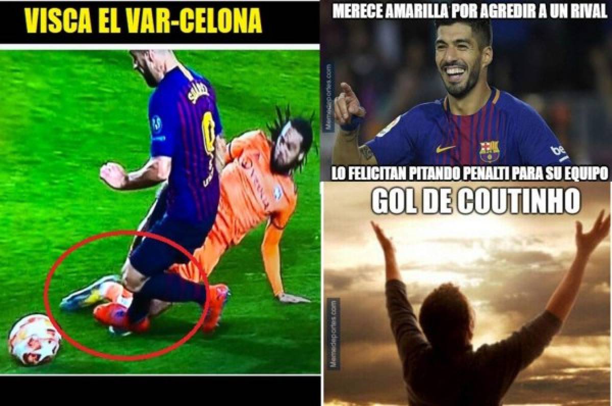 Los crueles memes de la goleada del Barcelona al Lyon en la Champions League