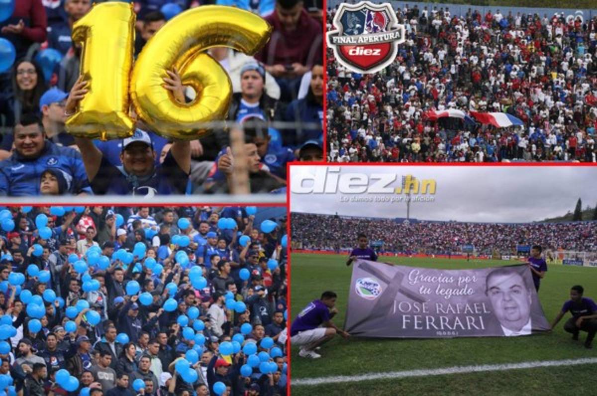 El llenazo de la afición del Motagua y Olimpia en la Gran Final del torneo Apertura