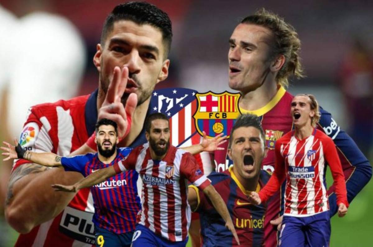 Uno fue leyenda y otro decepción: Los destacados jugadores que vistieron la camisa del Atlético y Barcelona