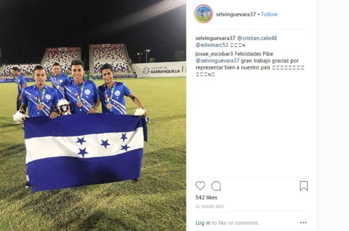 Así fue la celebración de los jugadores Sub-21 de Honduras en los Juegos Centroamericanos