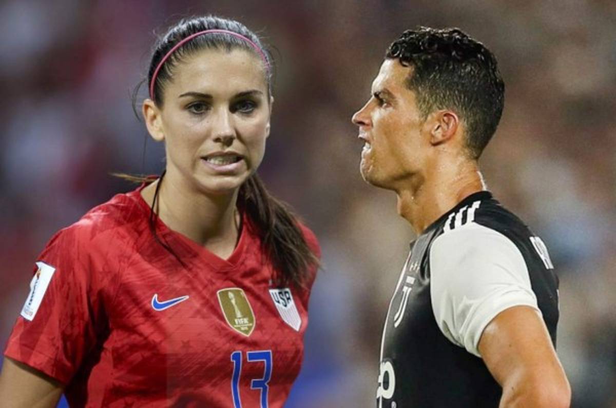 ¿Y ahora qué pasó? Alex Morgan carga con todo contra Cristiano Ronaldo