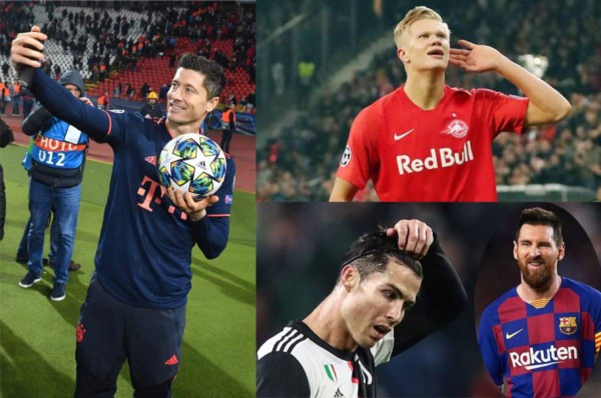 Tabla de goleadores en Champions: Lewandowski se pone inalcanzable para Messi y Cristiano   