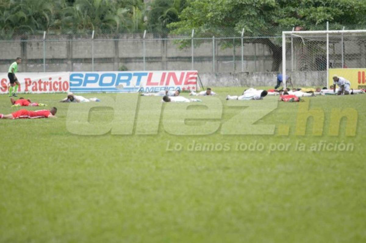 VIDEO: Enjambre de abejas irrumpe el Real Sociedad-Platense en Tocoa