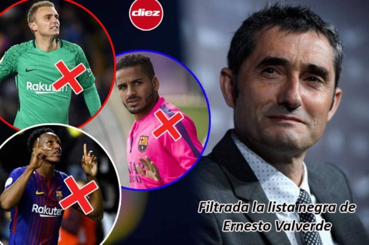 Limpieza total: Los 11 jugadores que Valverde quiere fuera del Barça