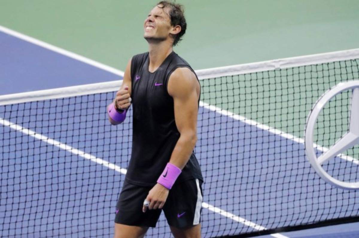 Rafael Nadal sufre ante Daniil Medvedev en la conquista del título 19 del US Open