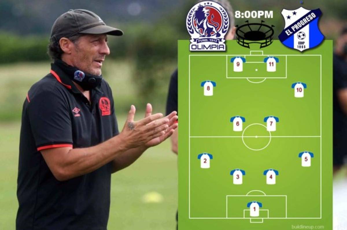¡Con un cambio! El 11 con el que Olimpia buscaría echar al Honduras Progreso para soñar el Tri