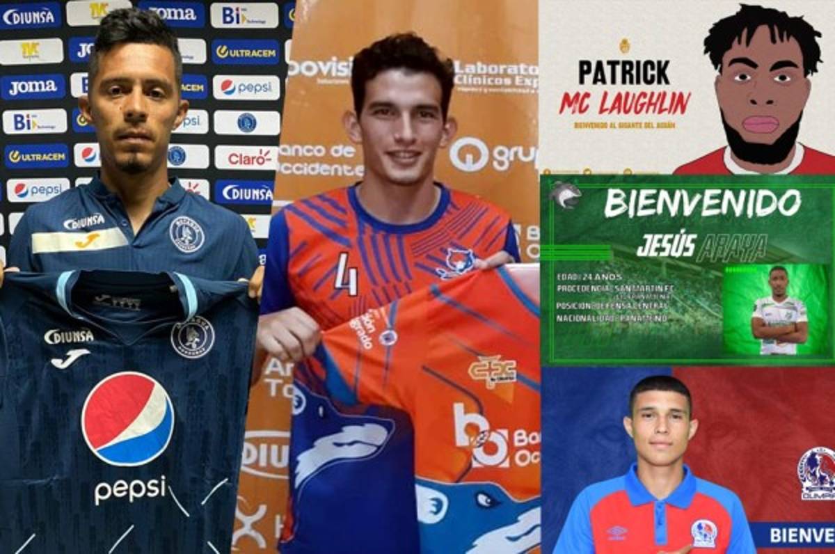 Tres del Olimpia: Los últimos fichajes confirmados en la Liga Nacional de Honduras
