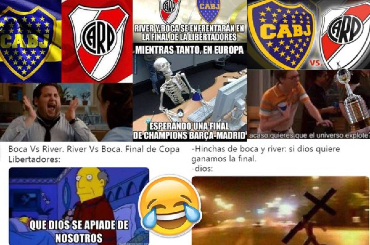 Boca y River explotan las redes con memes por la final de Copa Libertadores