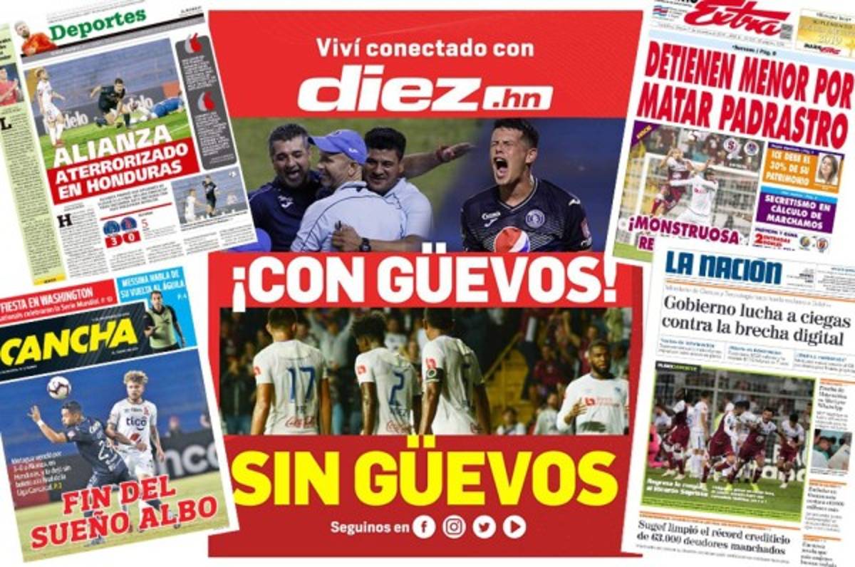 ¡Terrorífica! Prensa de Costa Rica y El Salvador destrozan al Olimpia y Alianza