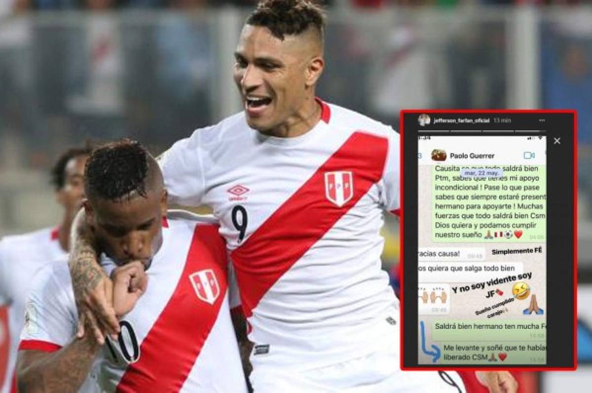 Jefferson Farfán soñó que Paolo Guerrero jugaría el Mundial