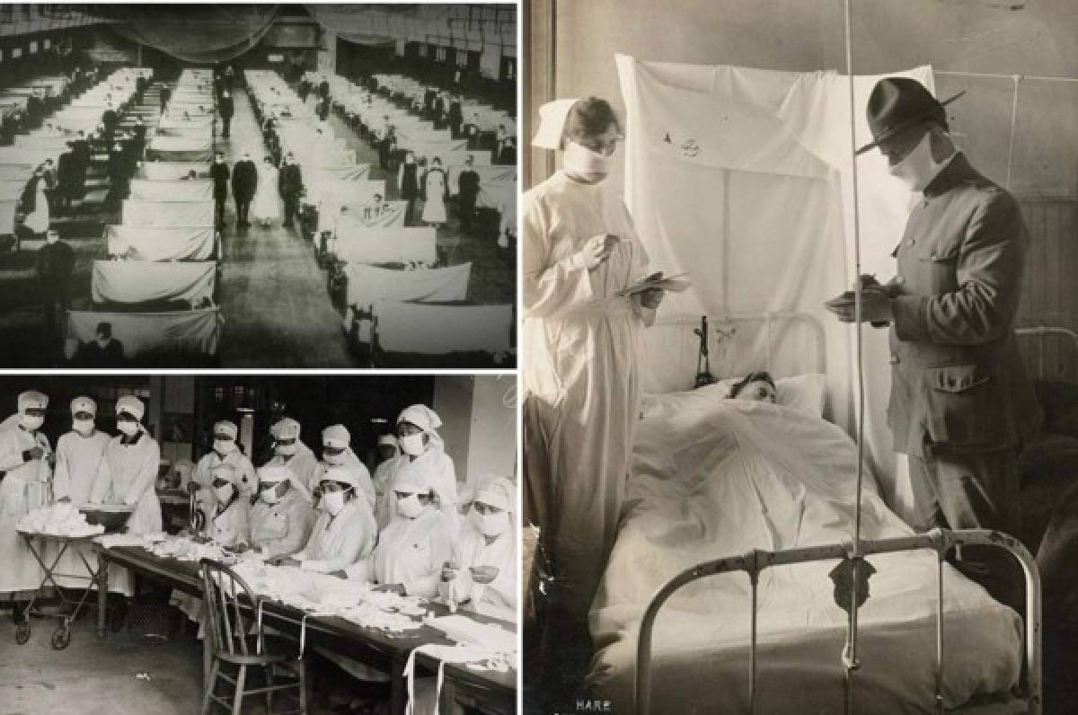 Como que fueran de hoy: Las fotos de hace 100 años de la gripe española similares al coronavirus