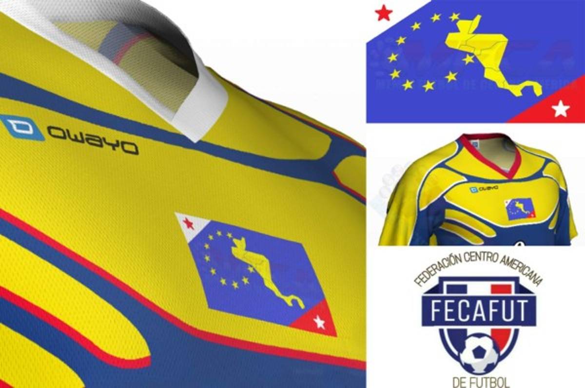 Así sería el uniforme de Centroamérica si fuera una sola selección