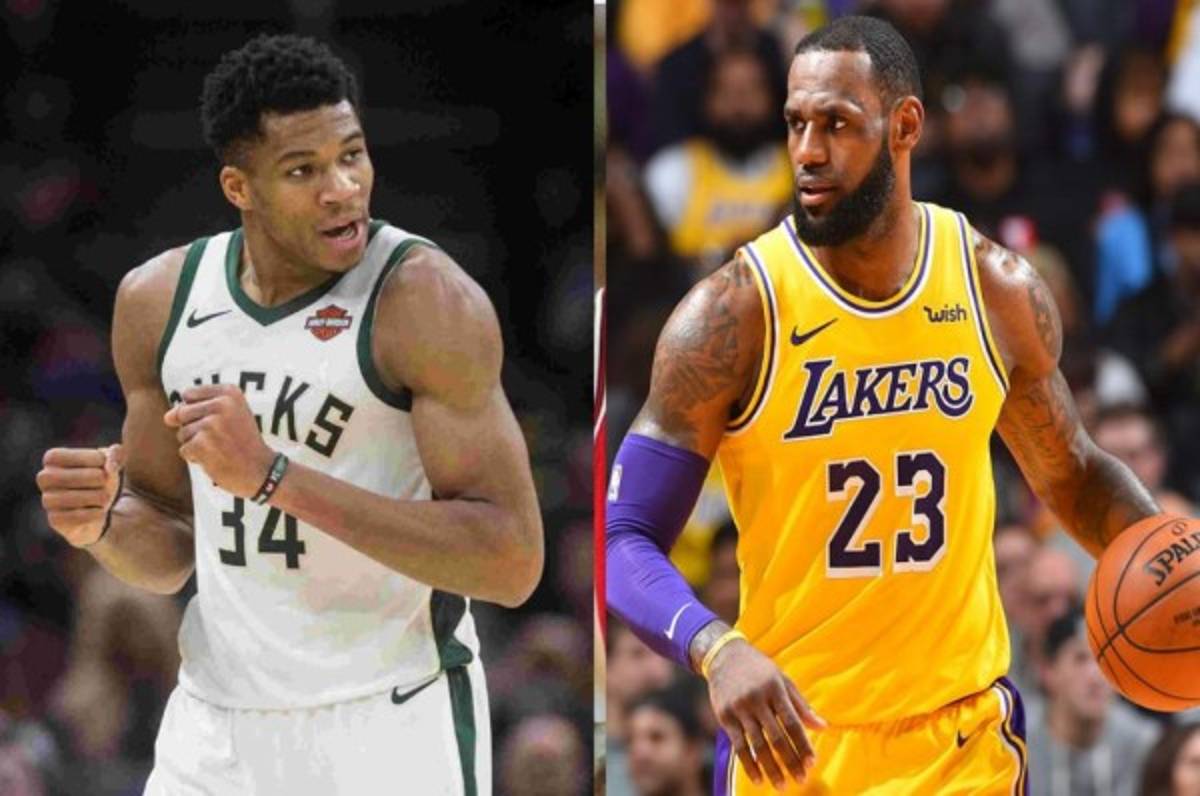 Equipo de LeBron frente al equipo Giannis en el All Star Game 2019