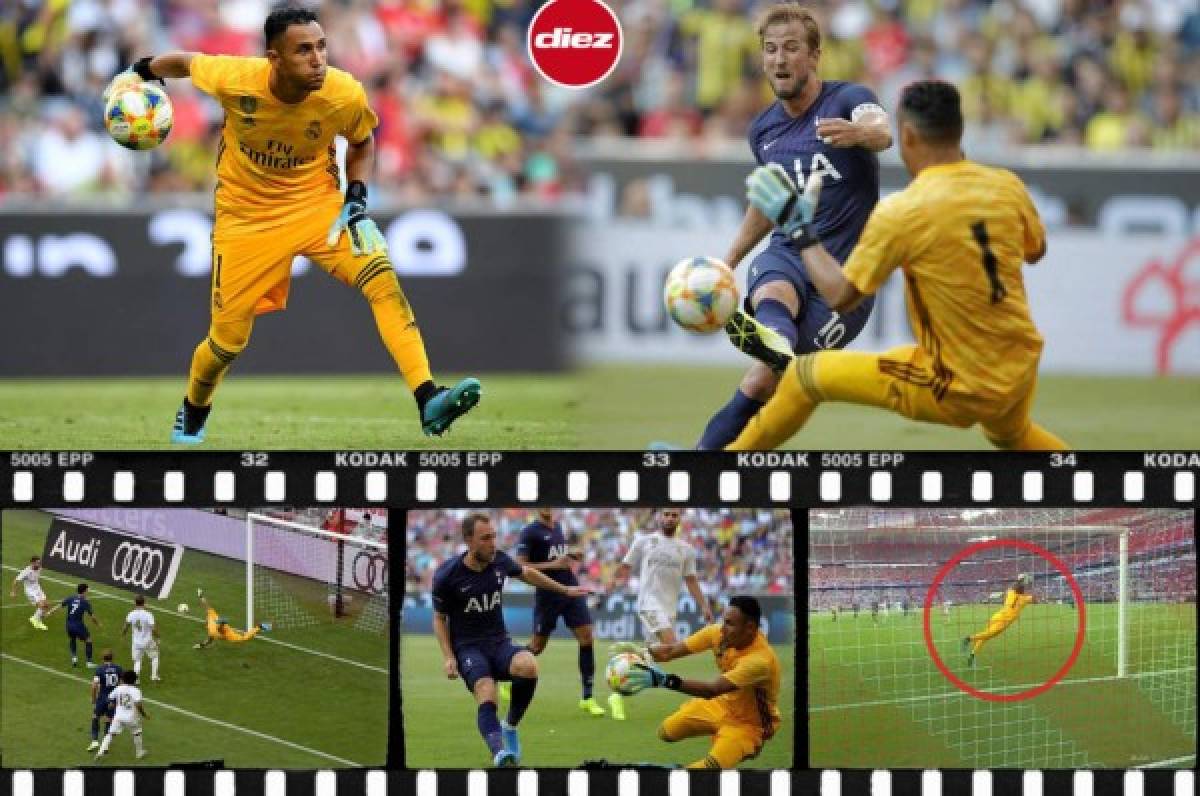 Fotos: Brutalidad de Keylor Navas en el Real Madrid-Tottenham disputado en Múnich
