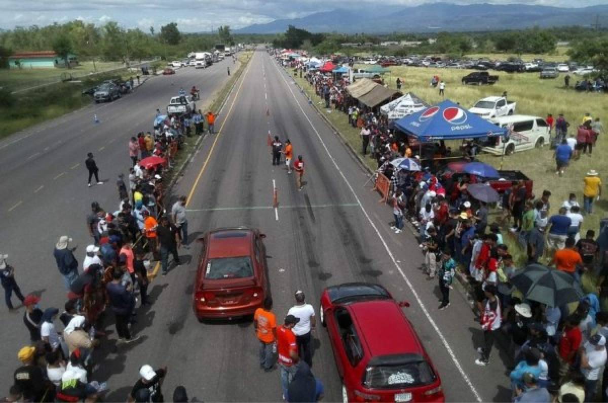 Regresaron los arrancones y los motores retumbaron en el cuarto de milla en Comayagua