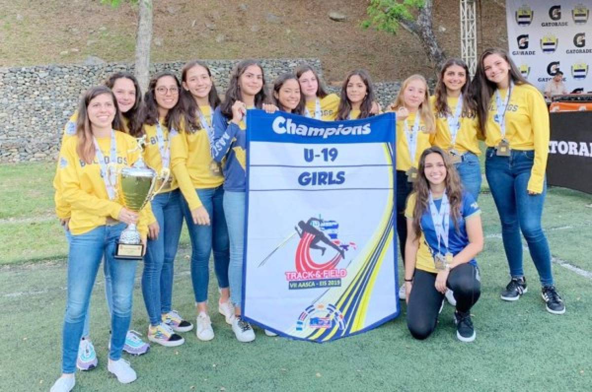 La Escuela Internacional Sampedrana es bicampeona de Atletismo U-19 del AASCA