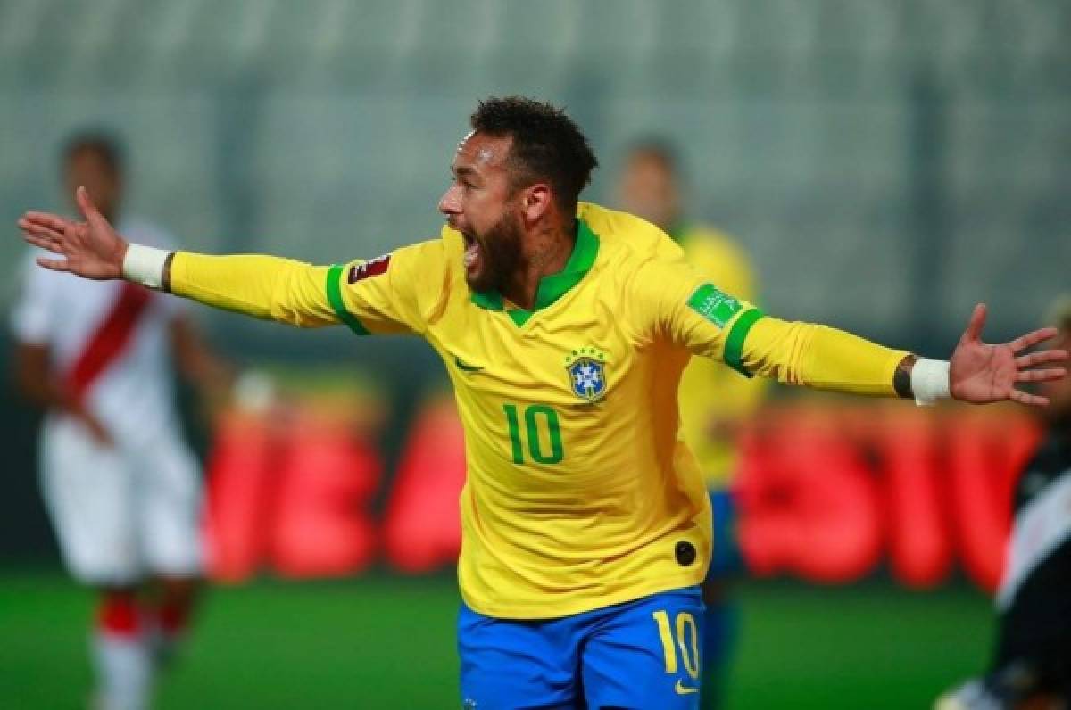 Neymar ya se puso a la par de Ronaldo Nazario como el segundo máximo goleador de Brasil.