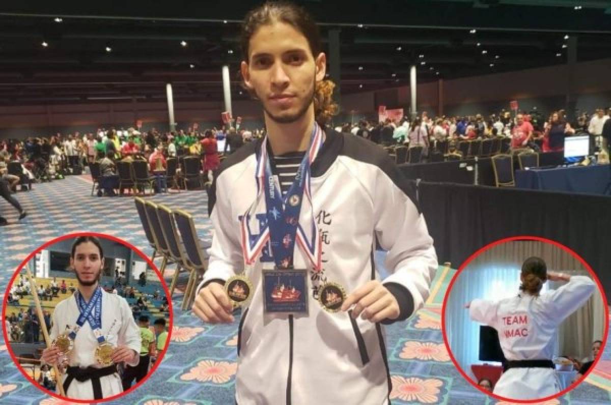 Kevin Silva, el hondureño que brilla en las artes marciales y sueña con representar a Honduras en los Juegos Olímpicos