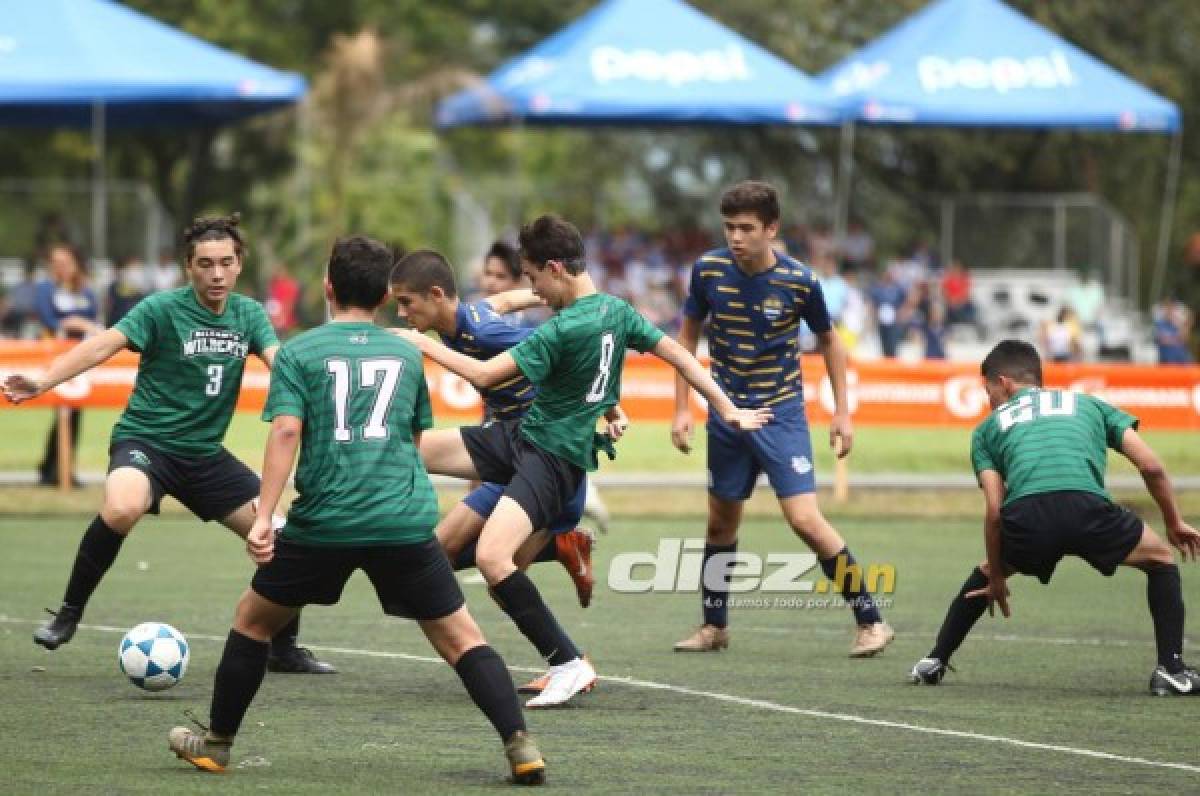 Goles, celebraciones y animadoras en la segunda jornada del Torneo de Escuelas Bilingües