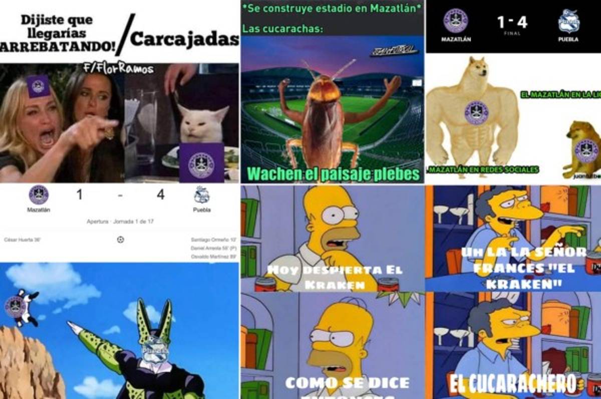Hasta cucarachas: Los memes destrozan al Mazatlán tras su amargo debut en la Liga MX