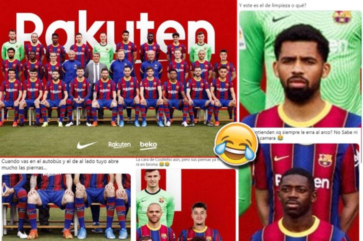 Nadie se salva: Barcelona se saca la foto oficial y las redes estallan con divertidos memes