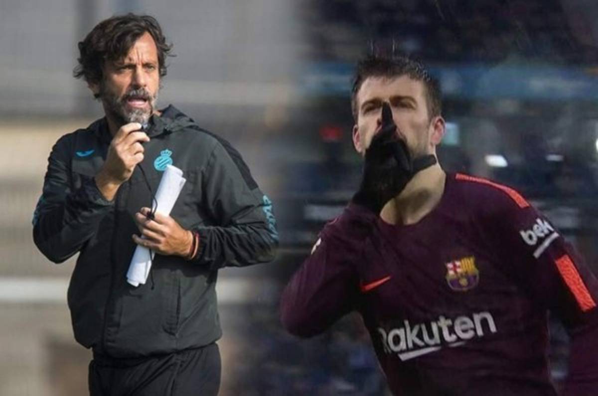 Técnico del Espanyol sobre Piqué: 'Un jugador no puede silenciar a la afición'