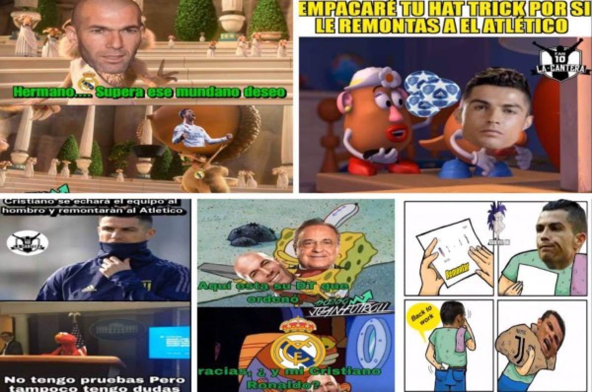 Los memes alaban a Cristiano por su hattrick ante el Atlético y destruyen al Real Madrid