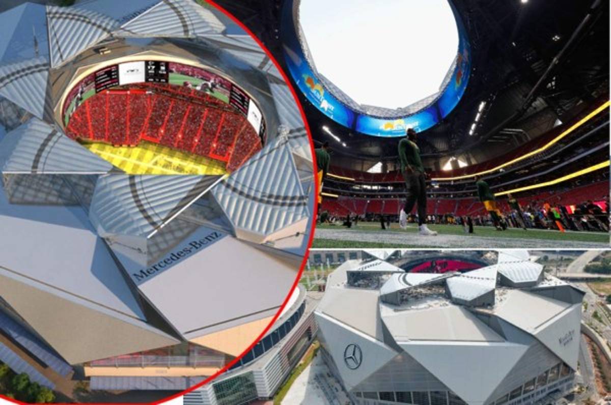 Así es el espectacular Mercedes Benz, el estadio que es sensación en Estados Unidos