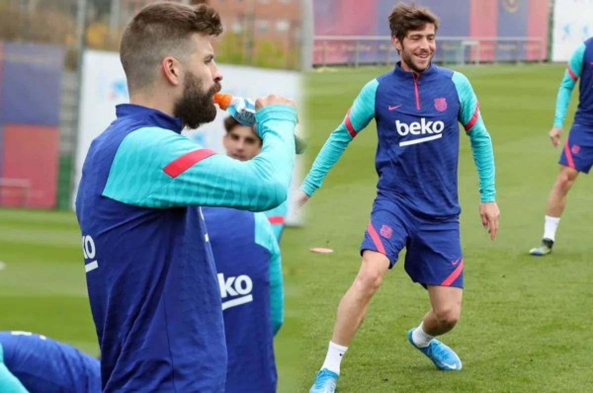 Barcelona emite comunicado médico de Piqué y Sergi Roberto previo al clásico ante Real Madrid