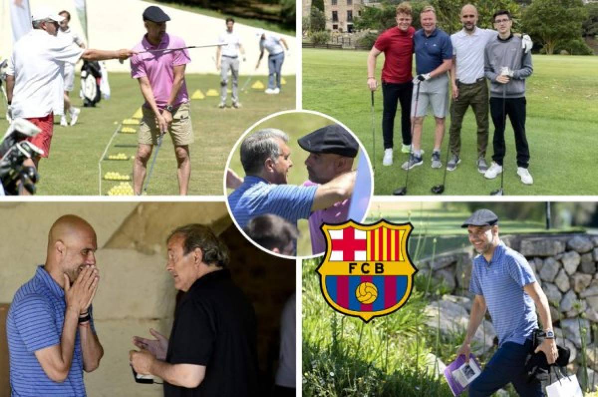 Pep Guardiola y su deseo más sincero a Koeman; crack del Barcelona aparece: Así fue Legends Trophy de Golf en Mallorca