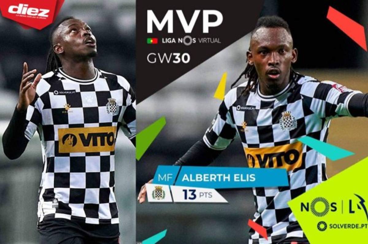 Alberth Elis es nombrado como MVP de la jornada 30 de la Primera División de Portugal con el Boavista