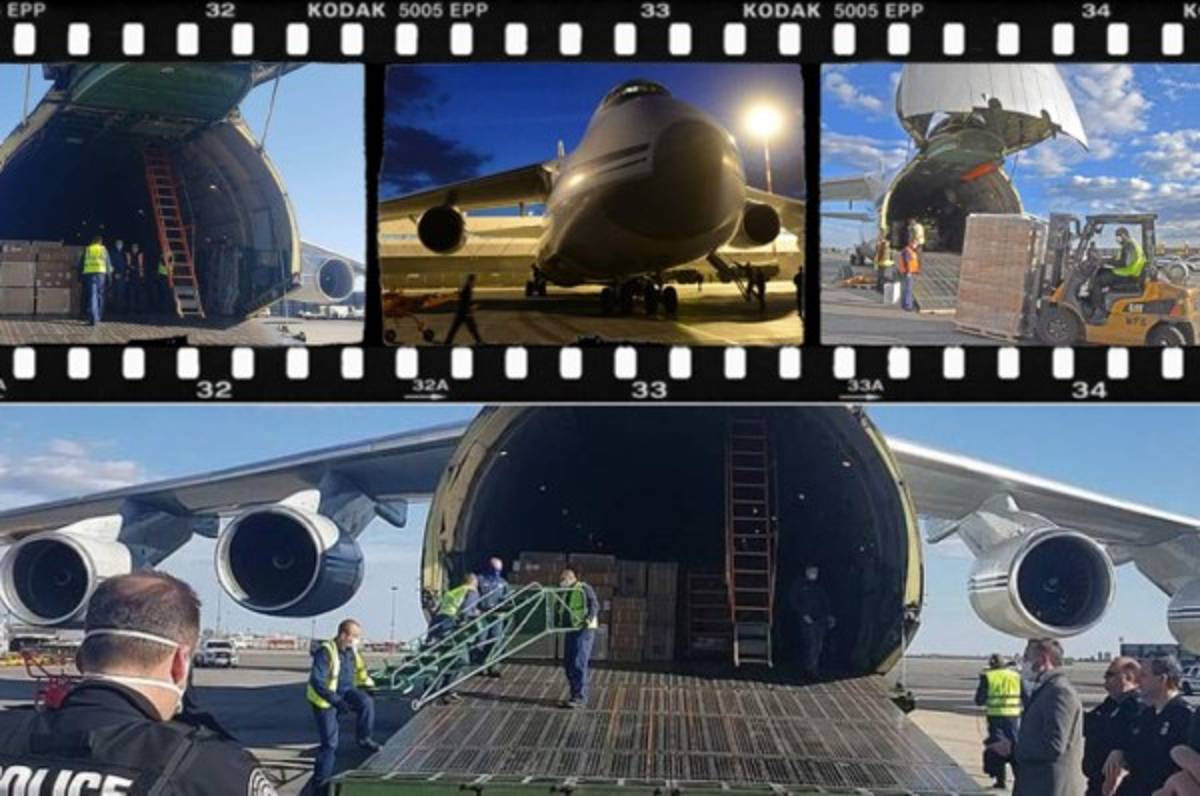 Rusia envía un avión con suministros para combatir el coronavirus en Estados Unidos