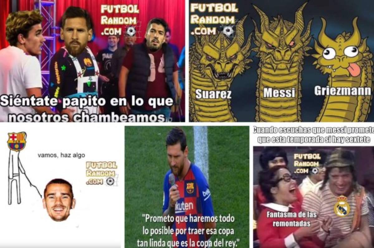 Los memes liquidan a Messi por su discurso y a Griezmann que no hace 'nada' luego del Barcelona-Arsenal