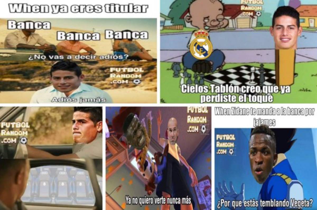 Los memes hacen pedazos al Real Madrid y James Rodríguez tras el amargo empate ante Valladolid