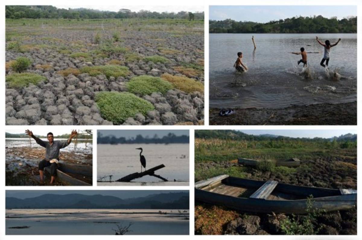 Fotos: Lluvias torrenciales del ciclón Eta resucitaron lagunas desaparecidas en San Pedro Sula