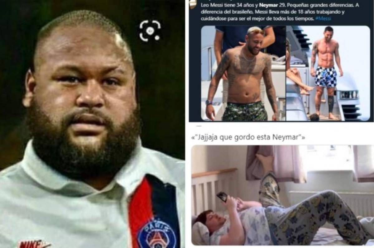 Neymar es víctima de los memes por la nueva 'panza' que desarrolló durante sus vacaciones