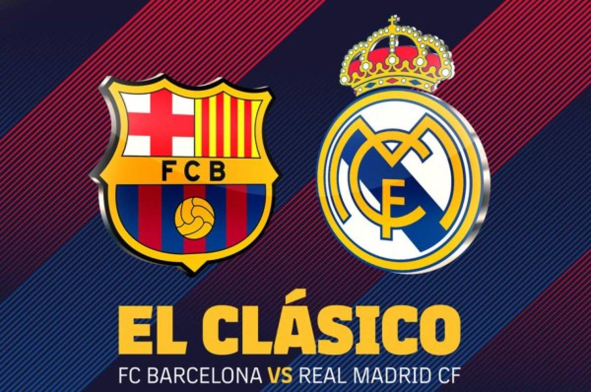 Barcelona vs Real Madrid: Día, hora, estadio y quién transmite el clásico español
