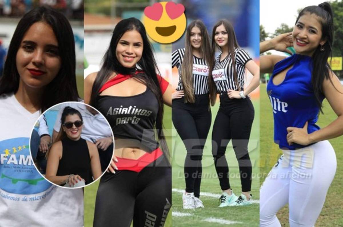 ¡Muñecas! Derroche de belleza en los estadios hondureños por la sexta jornada