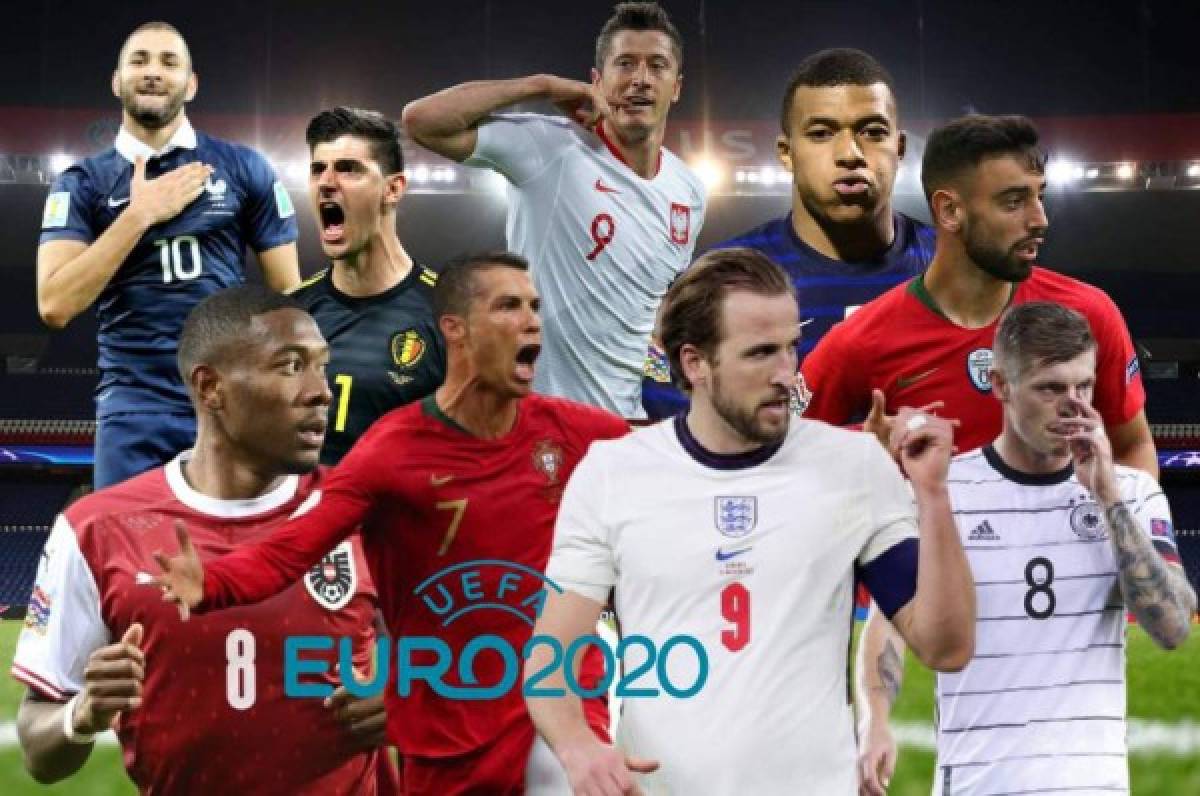 ¡Equipazo brutal! El once espectacular repleto de estrellas para la Eurocopa 2021; con banca de lujo