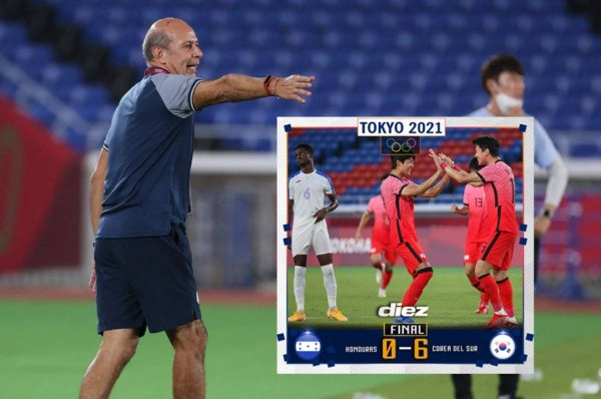 La reacción de Miguel Falero tras la apabullante derrota ante Corea del Sur en los Olímpicos de Tokio