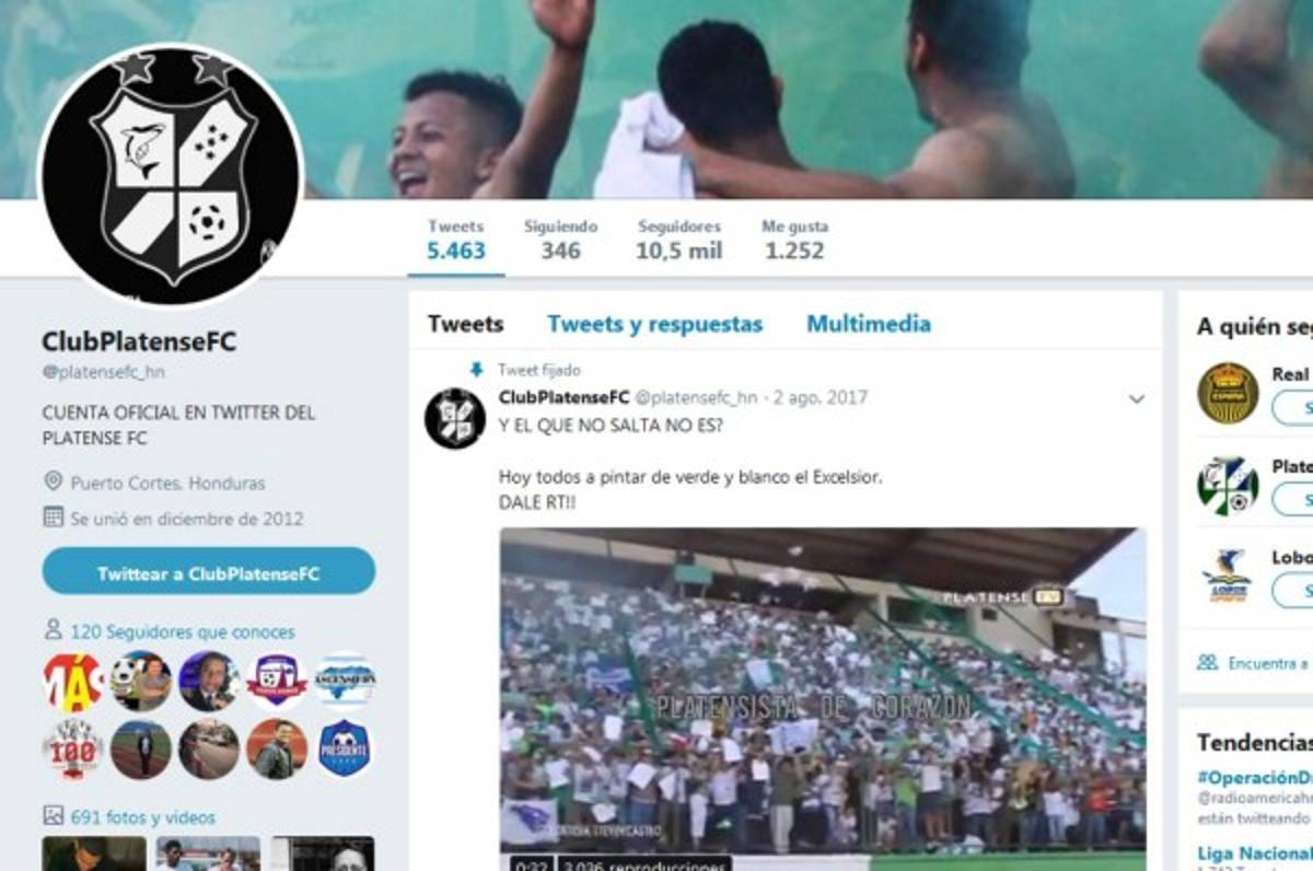 ¿Qué club es el rey de las redes sociales en Honduras?